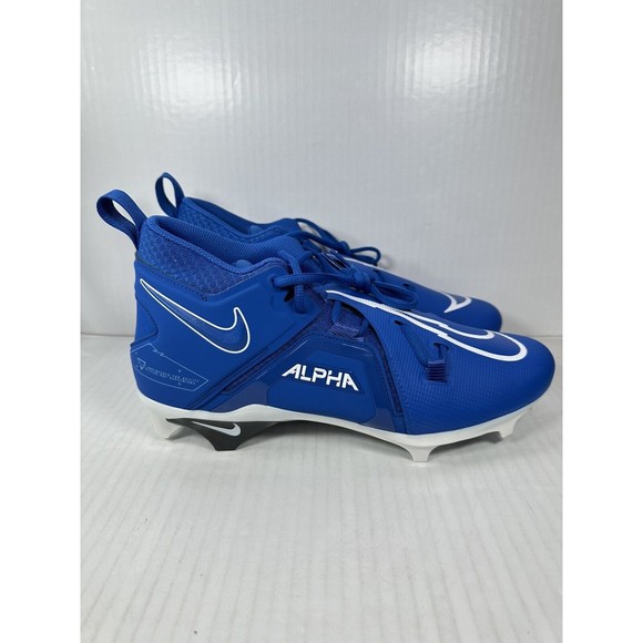 Nike Men's Alpha Menace Pro 3 Football Cleats Size 12 Royal Blue CT6649-414 NEW - Picture 1 of 8